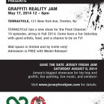 Graffiti Reality Jam Flyer Back